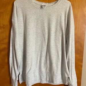 Jockey Women's Light Gray Sweatshirt